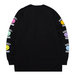 MARKET "SMILEY COLORFUL" LONG SLEEVE SHIRT (BLACK)