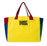 MARKET "SMILEY COLOR BLOCK" TOTE BAG (MULTI)