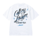 MARKET "CALL MY LAWYER AIRBRUSH" TEE (WHITE)
