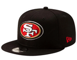 NEW ERA "LEAGUE BASIC" SF 49ERS SNAPBACK (BLACK/RED)