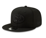 NEW ERA "LEAGUE BASIC" SF 49ERS SNAPBACK (BLACK/BLACK)
