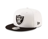 NEW ERA "LEAGUE BASIC" OAKLAND RAIDERS SNAPBACK (WHITE/BLACK)
