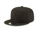 NEW ERA “BASIC” OAKLAND A’S SNAPBACK (BLACK/BLACK)
