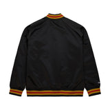 M&N "BLOCKED" SF 49ERS VARSITY JACKET (BLACK)