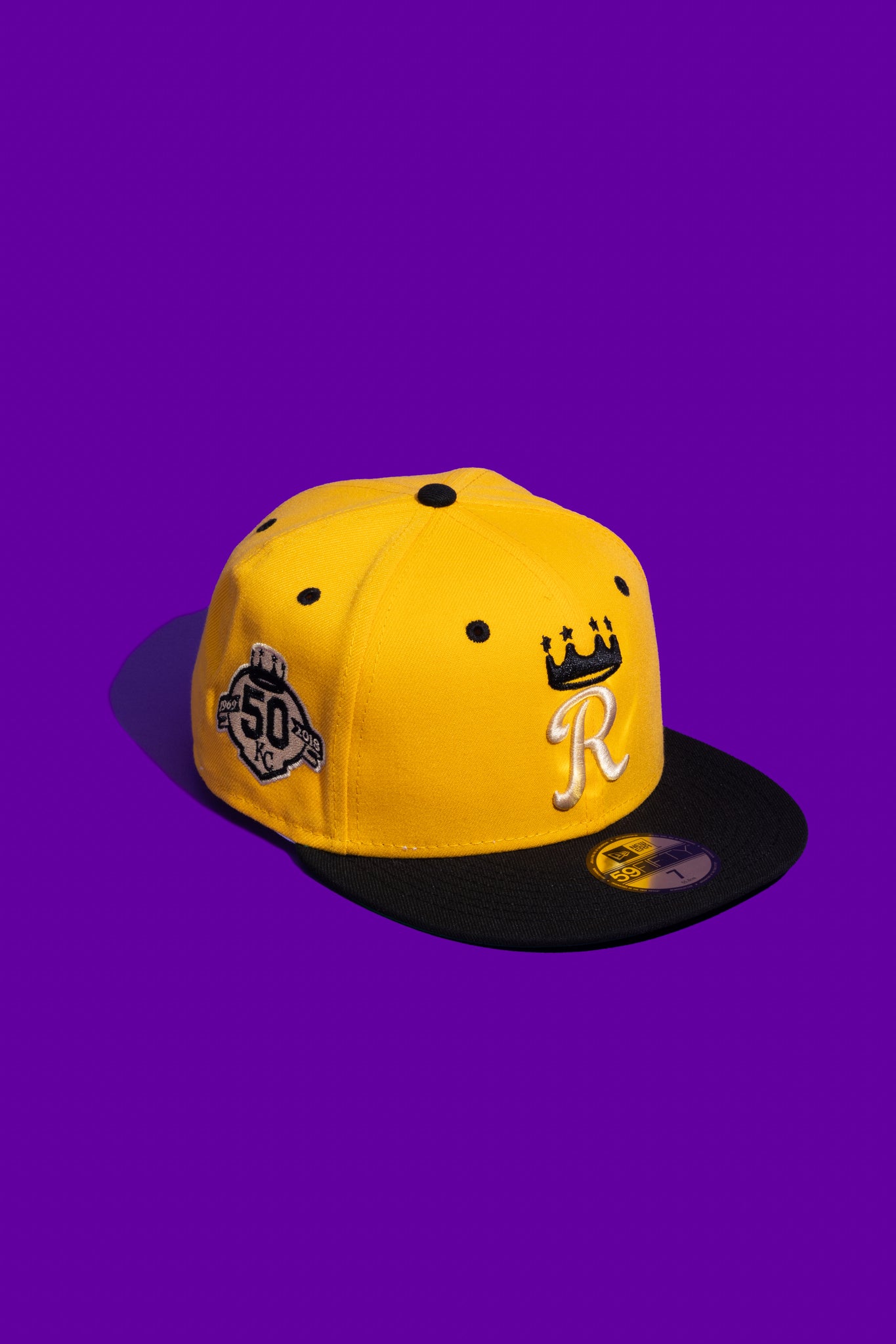 NEW ERA RICO KANSAS CITY ROYALS FITTED HAT (A GOLD/BLACK) – So
