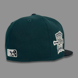 NEW ERA "SCENTED" BIRMINGHAM BARONS FITTED HAT (GREEN/BLACK)
