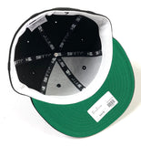 SFC X NEW ERA "OLD E" FITTED HAT (BLACK/WHITE/GREEN UV)