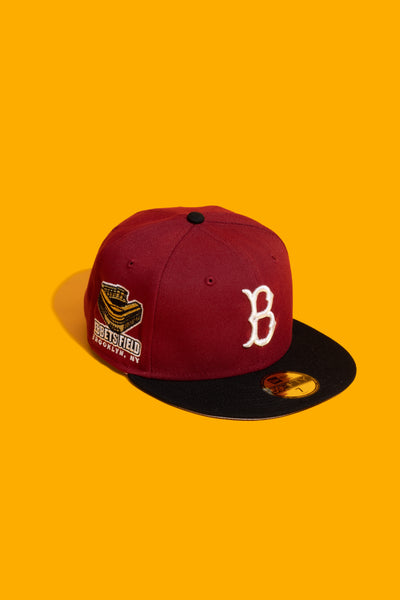 NEW ERA KUMITE BROOKLYN DODGERS FITTED HAT (BLACK/RED) – So Fresh Clothing