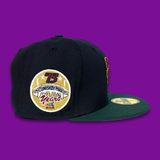 NEW ERA "PURPLE LABEL" CHICAGO WHITE SOX FITTED HAT (NAVY/GREEN)