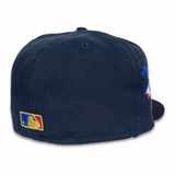NEW ERA "ALL AMERICAN" CLEVELAND INDIANS FITTED HAT (NAVY/MIDNIGHT NAVY)