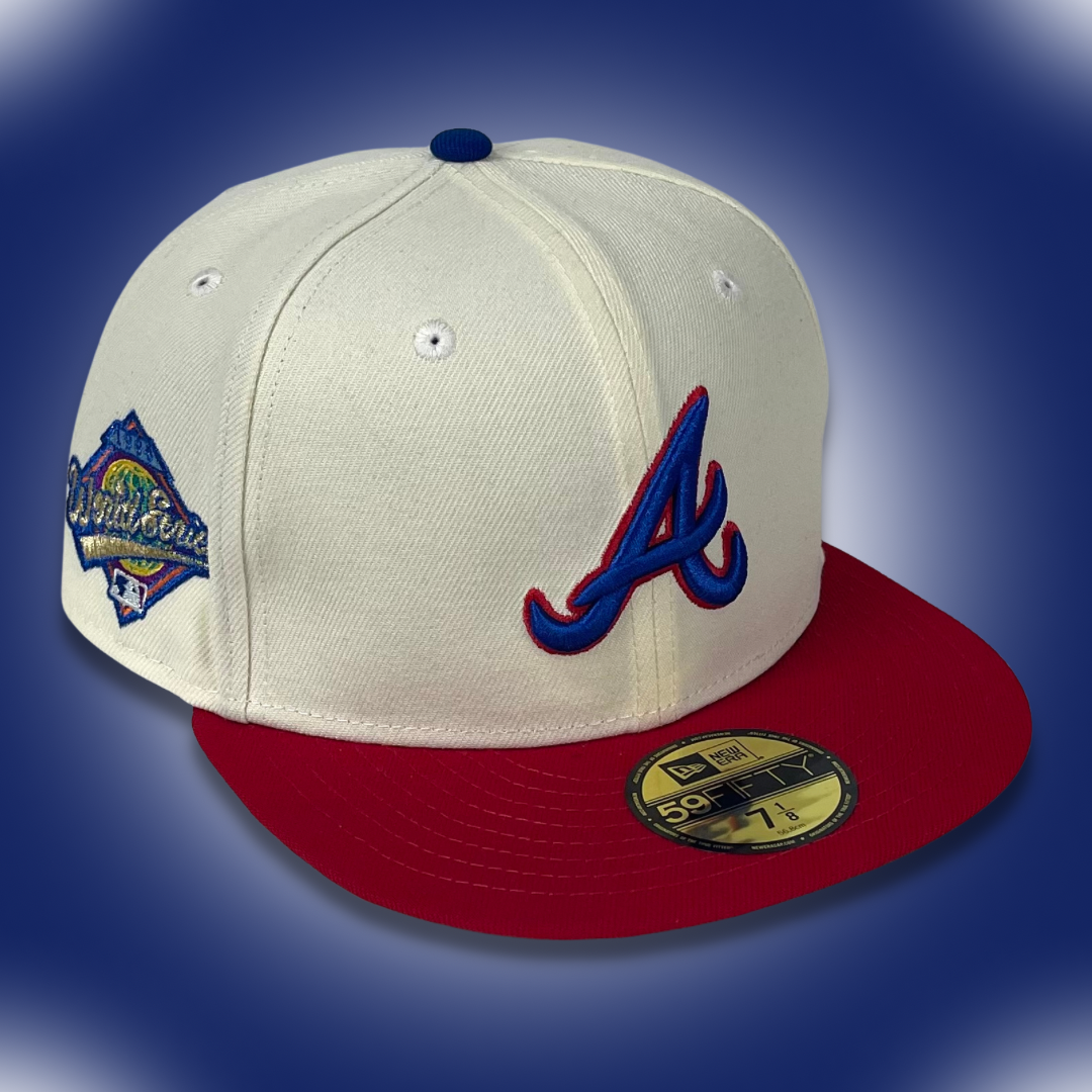 fitted atlanta braves hat