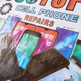 SSSTUFFF "PHONE REPAIR" TEE (WHITE/MULTI)