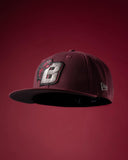 SFC X BAD NEW BASS "BRANDY WINE" FITTED HAT (MAROON)