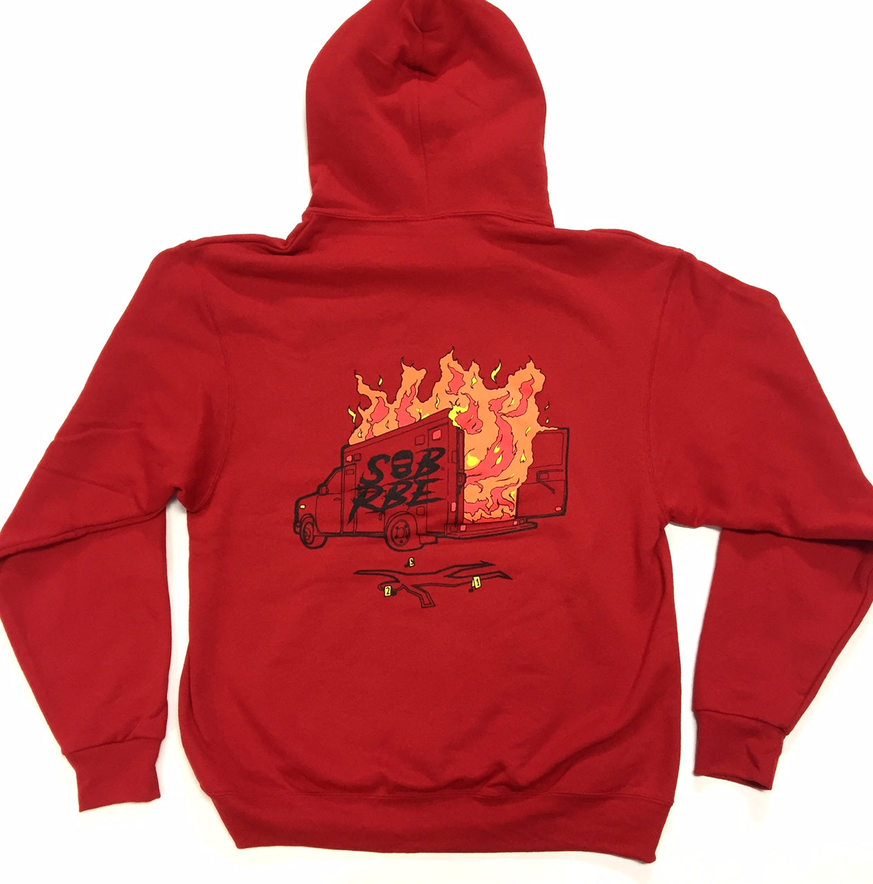 SOB X RBE X SO FRESH CLOTHING PARAMEDIC HOODY RED