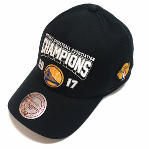 MITCHELL & NESS "2017 CHAMPS" GS WARRIORS DAD HAT
