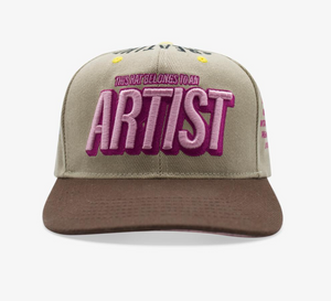 MOUR CAPS "ARTIST" SNAPBACK (TAUPE)