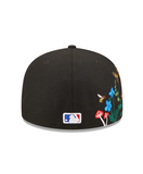 NEW ERA “BLOOMING” SF GIANTS FITTED HAT (BLACK) (SIZE 8)