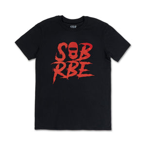 SOB X RBE "LOGO" TEE (BLK/RED)