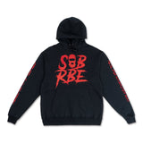 SOB X RBE "LOGO" HOODY (BLACK/RED)