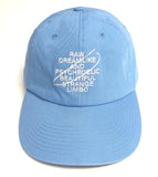AKOMPLICE X SYNCHRODOGS "RAW" DAD HAT (BLUE)