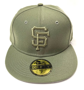 NEW ERA "COLOR PACK" SF GIANTS FITTED HAT (ARMY GREEN)