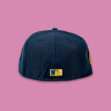 NEW ERA "MUSUBI" SEATTLE MARINERS FITTED HAT (NAVY/GOLD)