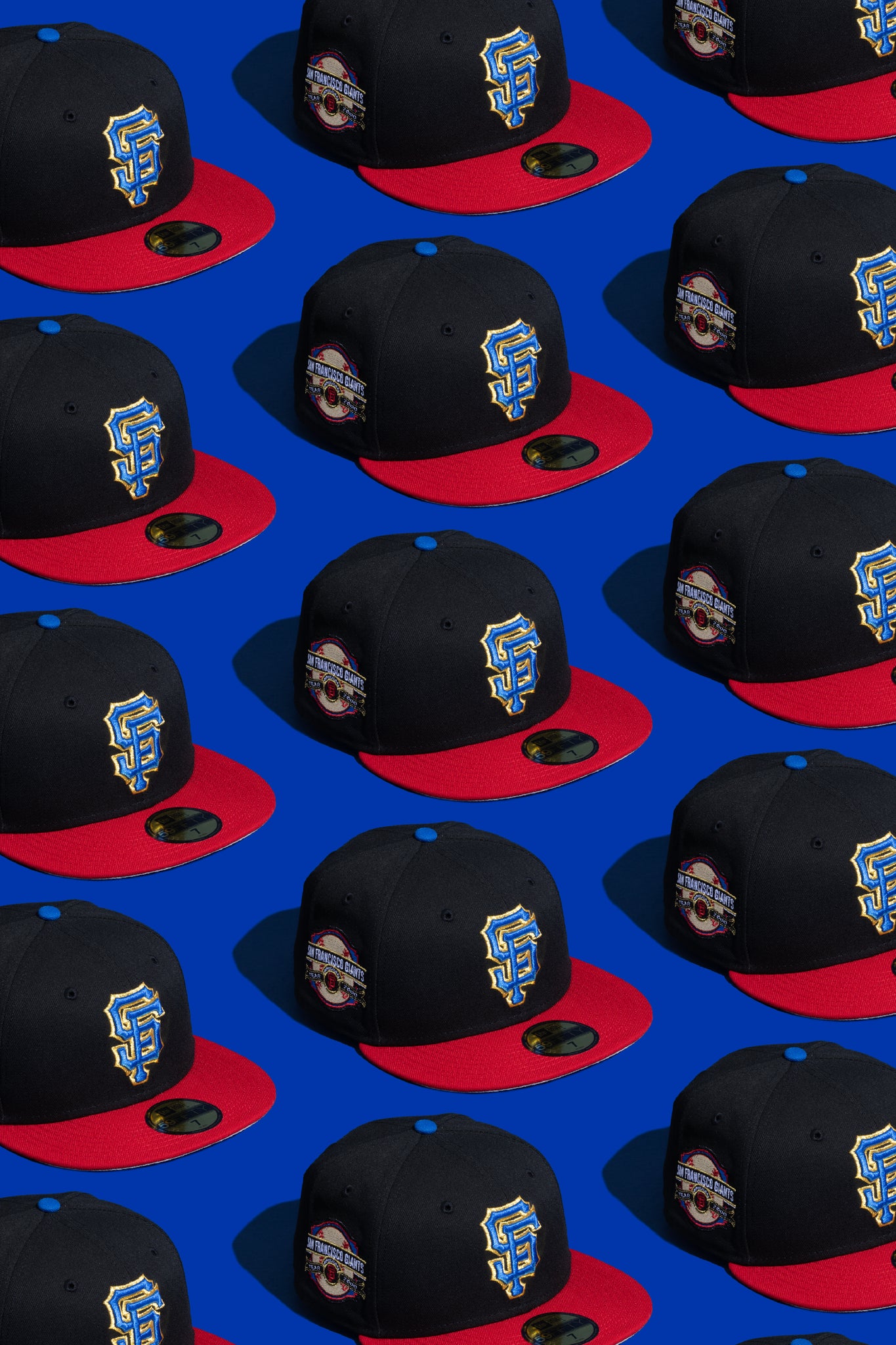 NEW ERA SAUCEY SF GIANTS FITTED HAT (RED/BLACK/BLUE) – So Fresh