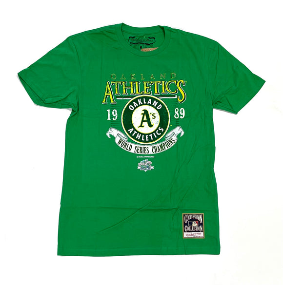 M&N “1989 WS” OAKLAND A’S TEE