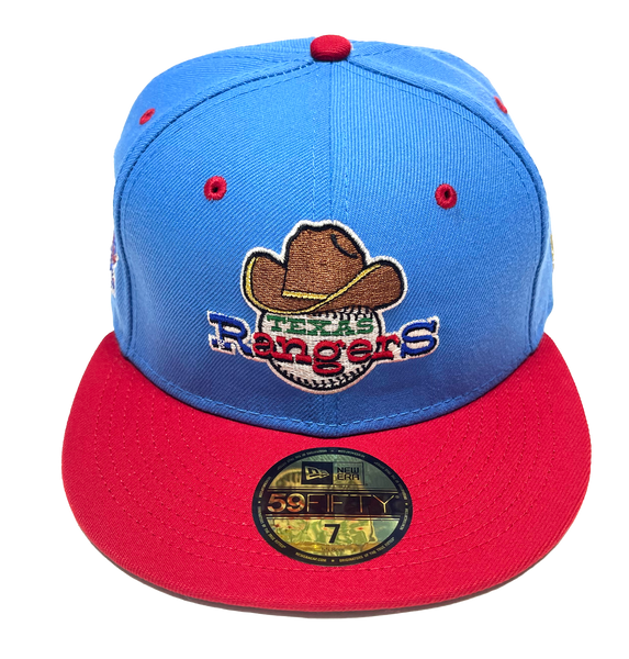 NEW ERA ANGRY TEXAN TEXAS RANGERS FITTED HAT (BLACK/SCARLET/REAL TRE – So  Fresh Clothing