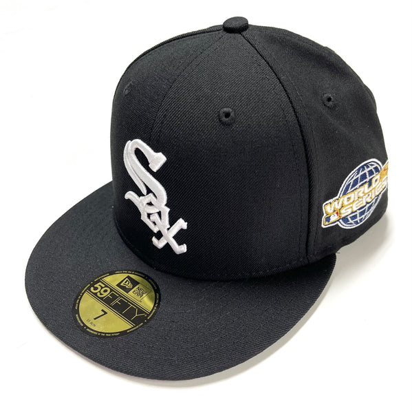 Chicago White Sox New Era 2005 World Series Wool 59FIFTY Fitted Hat - Black, Size: 7 3/4