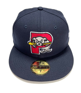 NEW ERA "ROAD OF" PORTLAND SEA DOGS FITTED HAT(NAVY/RED)