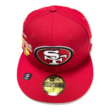 NEW ERA “CA LOVE” SF 49ERS FITTED HAT