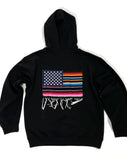 AKOMPLICE “MI BANDERA” APPLIQUE HOODIE