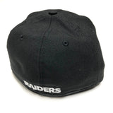 NEW ERA "BASIC ON FIELD" OAKLAND RAIDERS FITTED HAT (BLACK/SILVER)