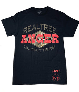 SFC X FITTED ALGEBRA "ANGER" TEE (BLACK/RED/REAL TREE)