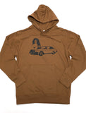 GOER BRAND “WILL YOU STILL” HOODIE (SADDLE)