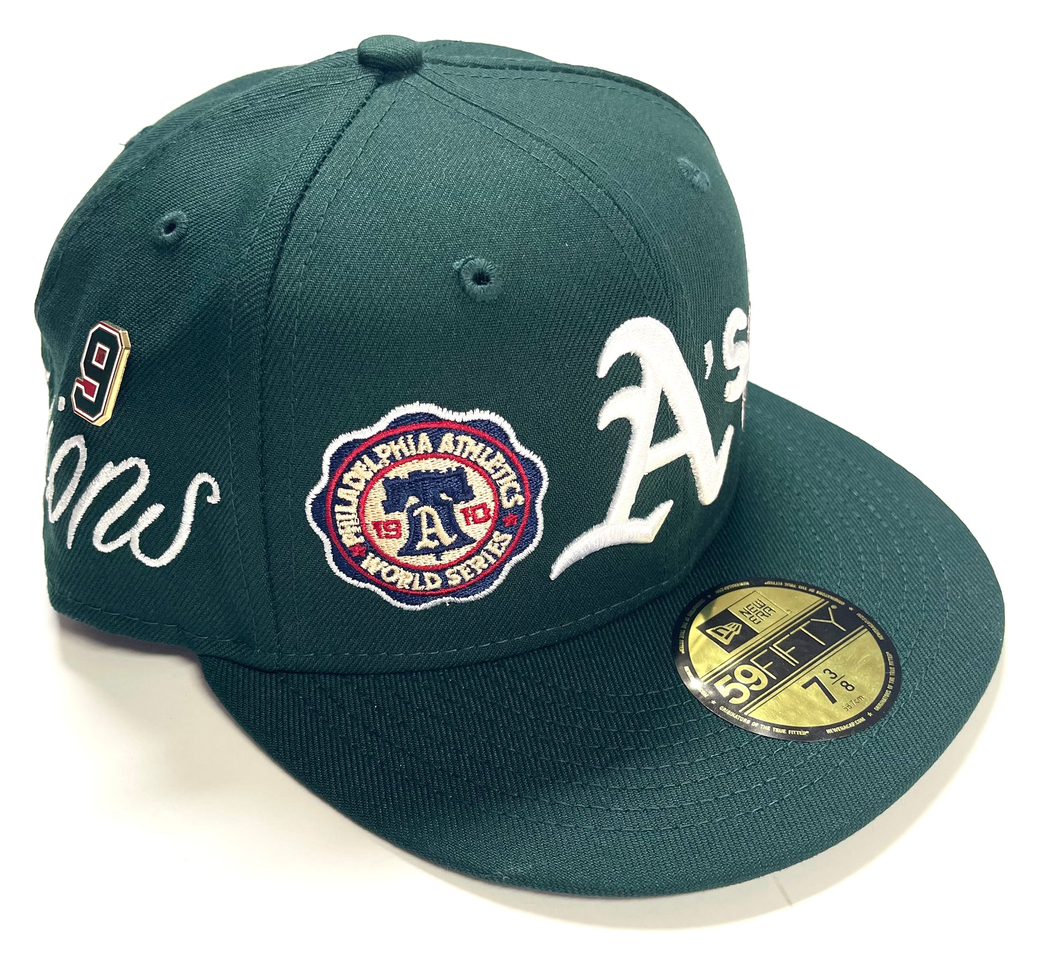 Hat Club Exclusive Oakland Athletics Fitted Hat with Pin New Era Size 7 5/8