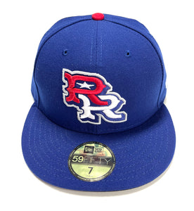 NEW ERA "ROAD OF" ROUND ROCK EXPRESS FITTED HAT(ROYAL BLUE)