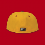 NEW ERA "ALOHA" OAKLAND A'S FITTED HAT (GOLD/RED)