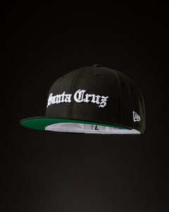 SFC X NEW ERA "OLD E" FITTED HAT (BLACK/WHITE)