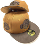 NEW ERA "TONAL" SF GIANTS FITTED HAT (TOASTED PEANUT/DARK BROWN)