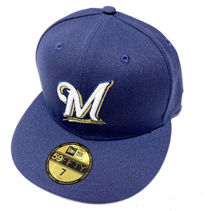 NEW ERA “TEAM” MILWAUKEE BREWERS FITTED HAT (SIZE 8)