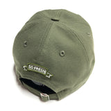 SFC "SC SCRIPT" NEW ERA DAD HAT (OLIVE GREEN)