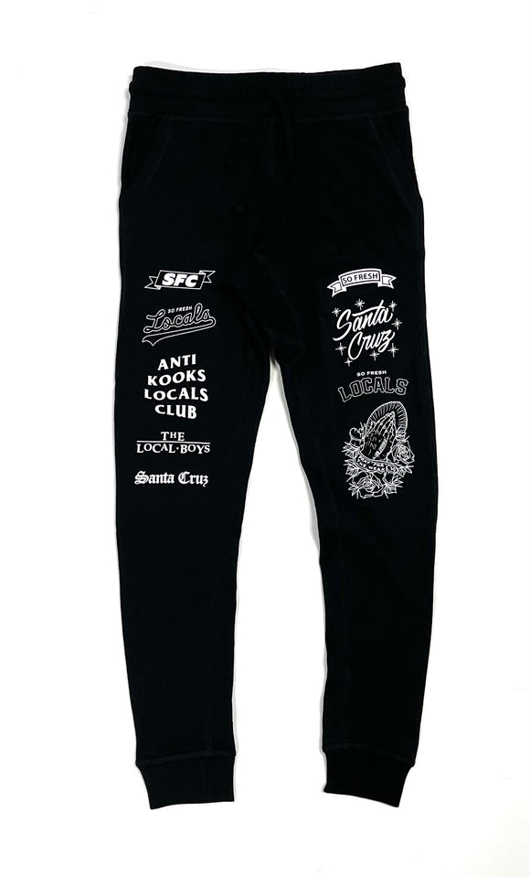 SFC “LOCALS ONLY” JOGGERS (BLACK)