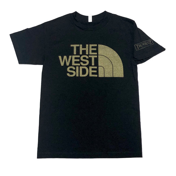 TROUBLEZ “THE WEST SIDE” TEE (BLACK/GOLD)
