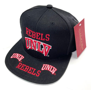 MITCHELL & NESS "FRONT LOADED"  UNLV REBELS SNAPBACK