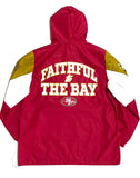 M&N "TEAM ORIGINS" SF 49ERS ANORAK JACKET