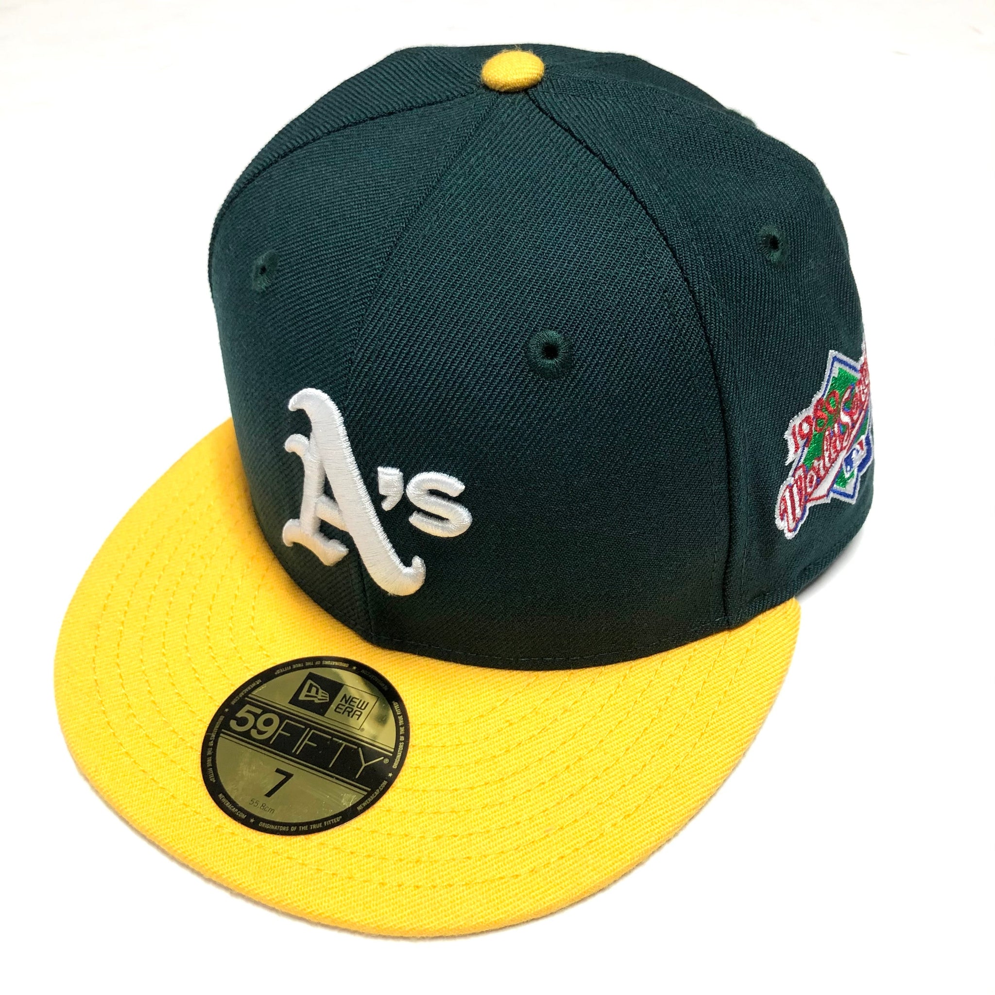 NEW ERA “1989 WS SIDE PATCH” OAKLAND A'S FITTED HAT – So Fresh Clothing