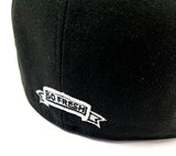 SFC X NEW ERA "OLD E" FITTED HAT (BLACK/WHITE)