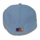NEW ERA "BENJAMIN" BROOKLYN DODGERS FITTED HAT (SONGBIRD BLUE)